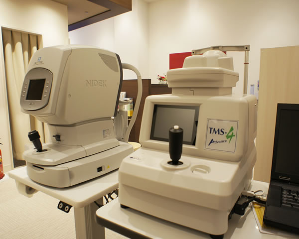 検査機器 自動眼屈折角膜計・非接触式眼圧計、角膜形状測定装置